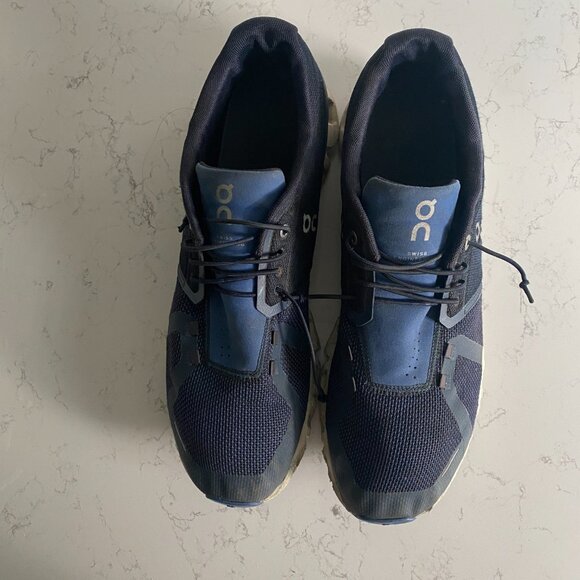 On Cloud 5 Ink Cobalt Blue Running Sneakers Men's Sz 12 79.98848 Fall Athleisure - Picture 4 of 14